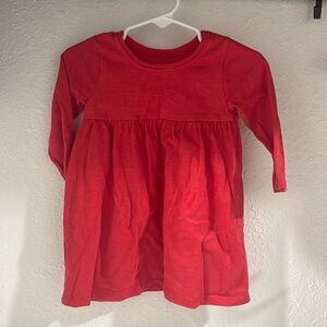 Old navy 6-12month long sleeve red dress and hanna andersson dress 6-12